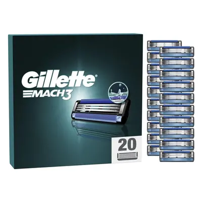 Pánské náhradní hlavice GILLETTE Mach3 20 ks