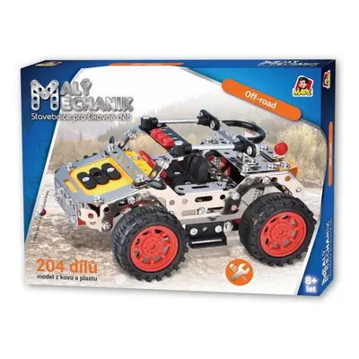 Stavebnice Malý mechanik Off-road, 204 ks, 28 x 37 x 4,5 cm