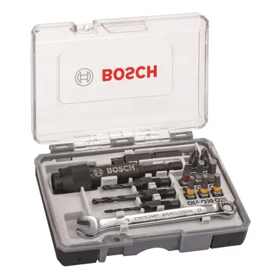 Sada bitů BOSCH 20dílná sada šroubovacích bitů Drill&Drive PH2; PH2; PZ2; SL5; H4; H5; T15; T20;