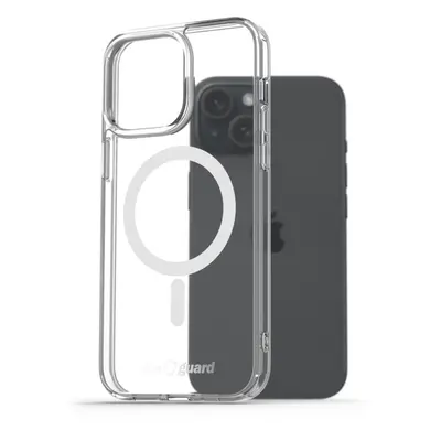 Kryt na mobil AlzaGuard Crystal Clear TPU Case Compatible with Magsafe pro iPhone 15