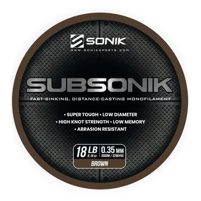 Sonik Vlasec Subsonik Brown 3000m 0,35mm 18lb