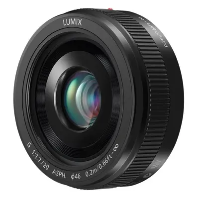 Objektiv Panasonic Lumix G 20mm f/1.7 černý