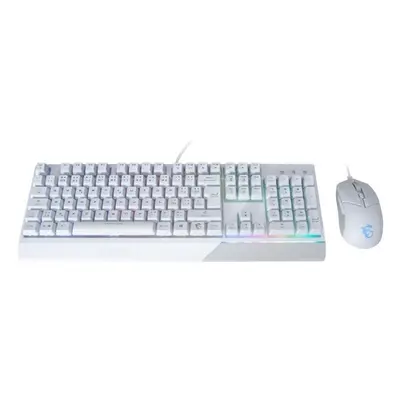 Set klávesnice a myši MSI Vigor GK30 COMBO WHITE - CZ/SK