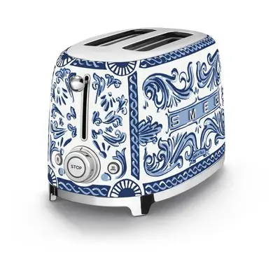 Smeg TSF01DGBEU Dolce&Gabbana Toaster Blu Mediterraneo