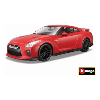 Kovový model Bburago 1:24 Nissan GT-R Red