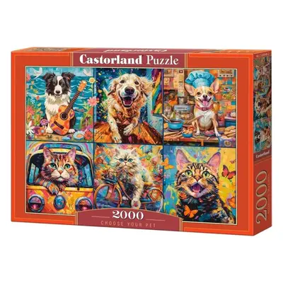 CASTORLAND Puzzle Vyber si svého mazlíčka 2000 dílků