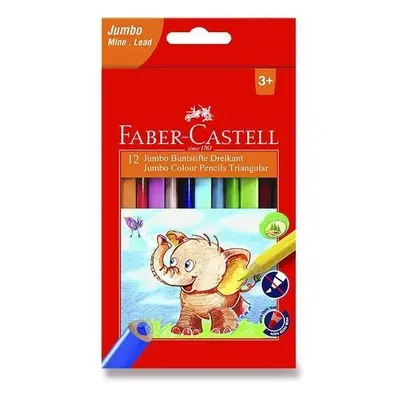 Pastelky FABER-CASTELL Extra JUMBO 12 barev