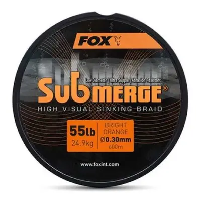 FOX Šňůra Submerge Orange Sinking Braid 600m 0,38mm 29,5kg