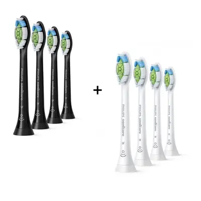 Náhradní hlavice k zubnímu kartáčku Philips Sonicare Optimal White HX6064/11, 4 ks + Philips Son