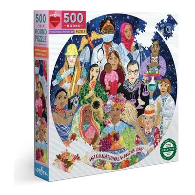 EEBOO Kulaté puzzle Mezinárodní den žen 500 dílků