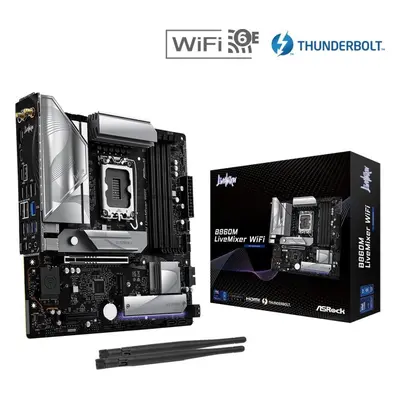 ASROCK B860M LiveMixer WiFi 90-MXBRT0-A0UAYZ