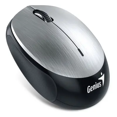 Genius Myš NX-9000BT, 1200DPI, Bluetooth, optická, 3tl., bezdrátová, stříbrná, vestavěná baterie