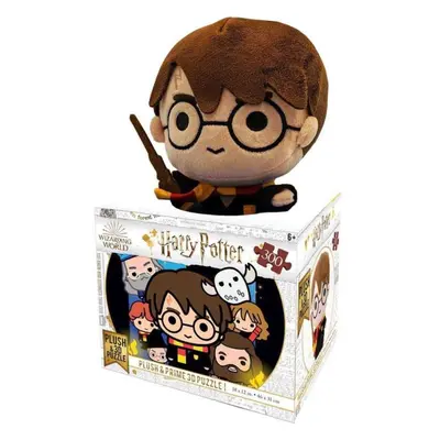 PRIME 3D Puzzle Harry Potter 3D 300 dílků s plyšovou hračkou