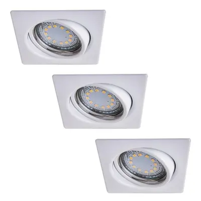 Rabalux 1055 LED zápustné bodové svítidlo Lite 3x3W | 720lm | 3000K | IP40 - set 3 svítidel, výk