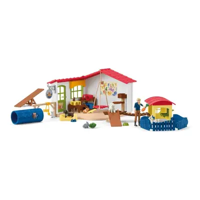 Set figurek a příslušenství Schleich Hotel pro mazlíčky 42607