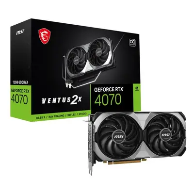 Grafická karta MSI GeForce RTX 4070 VENTUS 2X E 12G OC