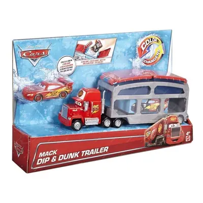 Mattel Cars Kamión Mack Dip & Dunk a Blesk McQueen měnící barvu, CKD34