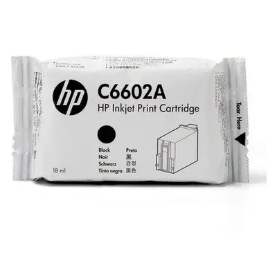 HP originální ink C6602A, black, 18ml, HP Thermo Inkjet IJ6000