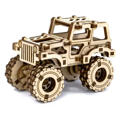 3D puzzle Wooden city 3D puzzle Superfast Monster Truck č.1