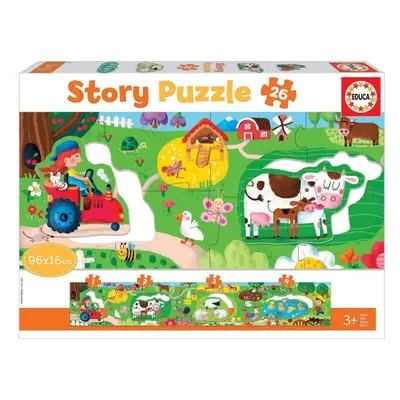 Puzzle Educa Story puzzle Farma 26 dílků