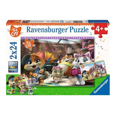 RAVENSBURGER Puzzle 44 koček 2x24 dílků