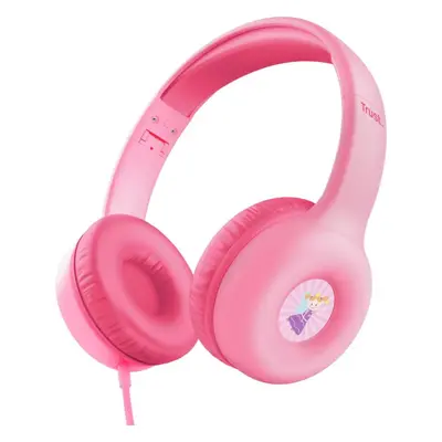 Sluchátka Trust NOUNA Kids headphones růžová