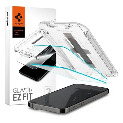 Ochranné sklo Spigen tR EZ Fit 2 Pack Transparency Sensor Open iPhone 14 Pro Max