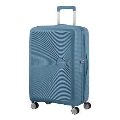 Cestovní kufr American Tourister soundbox Spinner 67 EXP Stone Blue