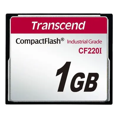 Transcend 1GB INDUSTRIAL TEMP CF220I CF CARD (SLC) Fixed disk and UDMA5