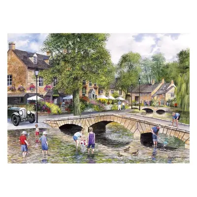 GIBSONS puzzle Vesnice Bourton on the Water 1000 dílků