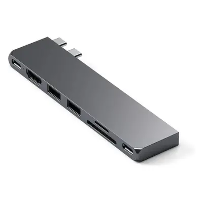 Replikátor portů Satechi PRO HUB SLIM - Space Grey