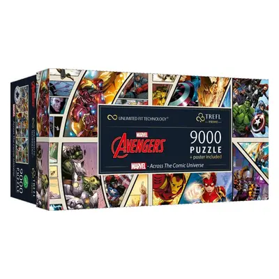 Puzzle TREFL puzzle UFT Marvel Avengers: Napříč komiksovým vesmírem 9000 dílků