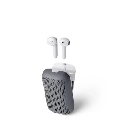 Bluetooth reproduktor Lexon Speakerbuds Grey