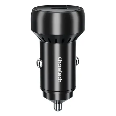 Nabíječka do auta ChoeTech 60W Dual USB-C 30W + USB-A 30W Fast Car Charger