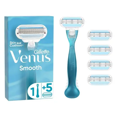 Dámský holicí strojek GILLETTE Venus Smooth Classic + hlavice 5 ks