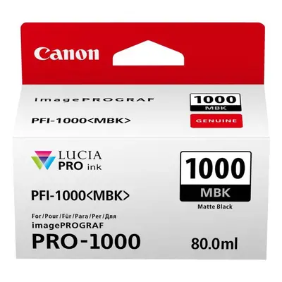 Cartridge Canon PFI-1000MBK matná černá