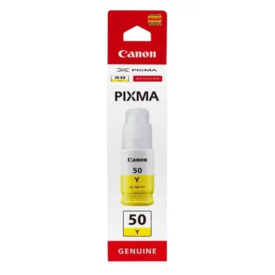 Canon originální ink GI-50 Y, yellow, 7700str., 9ml, 3405C001, Canon PIXMA G5050,G6050,GM2050