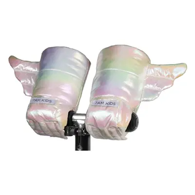 Dětské rukavice 7AM Kids Warmmuffs WHITE WINGS