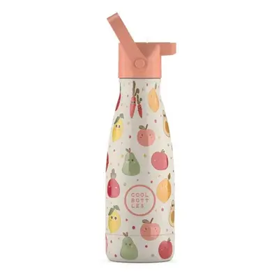 Cool Bottles dětská nerezová termolahev Kids Fruit Salad třívrstvá 260 ml 3D