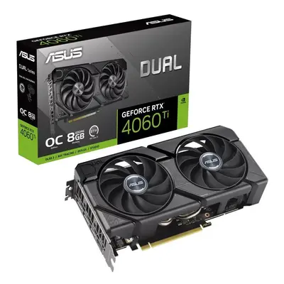 Grafická karta ASUS DUAL GeForce RTX 4060 Ti O8G EVO