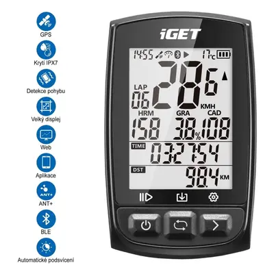 GPS navigace iGET CYCLO C210 GPS