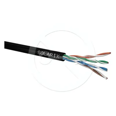 Instalační kabel Solarix CAT5E UTP PE Fca venkovní 305m/box SXKD-5E-UTP-PE