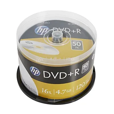 HP DVD+R, DRE00026-3, 69319, 4.7GB, 16x, spindle, 50-pack, bez možnosti potisku, 12cm, pro archi