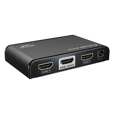 Rozbočovač PremiumCord HDMI 2.0 splitter 1-2 porty