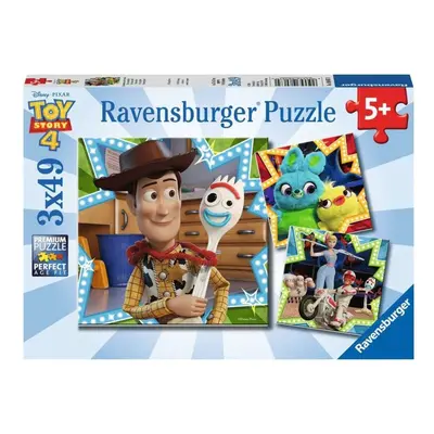 RAVENSBURGER Puzzle Toy Story 4: Jsme v tom společně 3x49 dílků