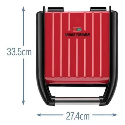 Kontaktní gril George Foreman 25030-56 Gril Compact Steel Red