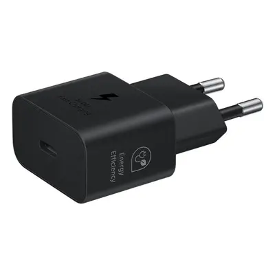 Nabíječka do sítě Samsung cestovní nabíječka USB-C 25W Black (Bulk)