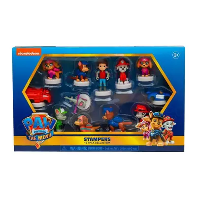 Paw Patrol The Movie: 12 figurek s razítkem - Deluxe Box