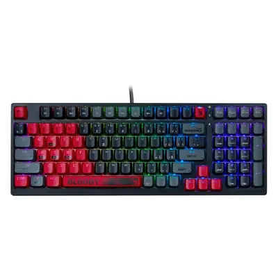 Herní klávesnice A4tech Bloody S98 Sports 80%, Red Switch, USB, černá/červená - CZ