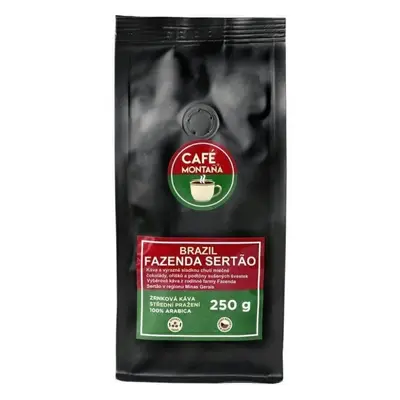 Káva Brazil Fazenda Sertao zrnková káva 250 g